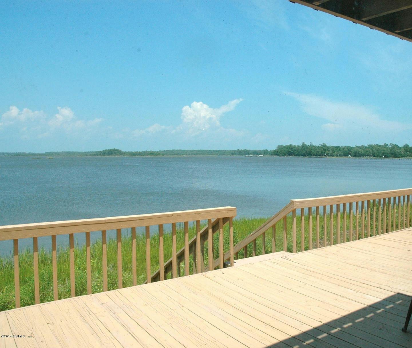 View East from Expansive Waterfront Deck