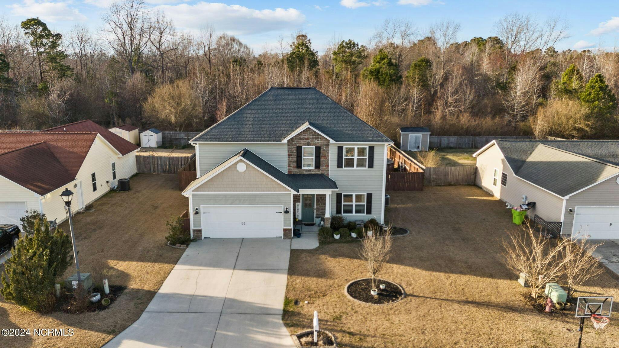 2844 Weathersby Dr Aerial View