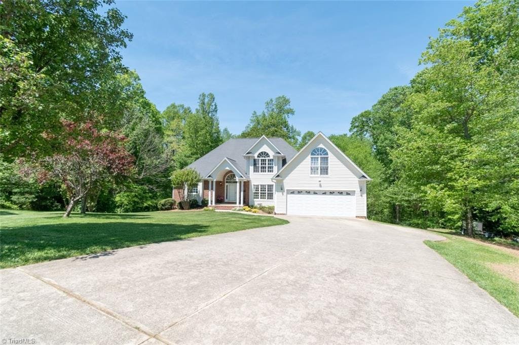 Welcome home to your spacious updated home at the end of the cul-de-sac, which offers almost 2 acres and complete privacy in the back! Notice the wonderful bonus room/office over the garage! Curb appeal has been updated since this pic...come see!
