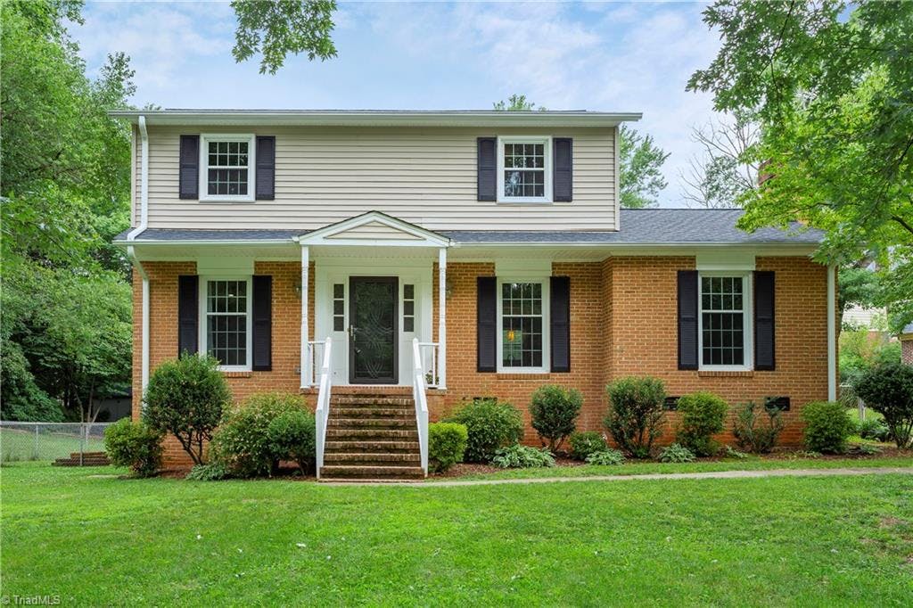 Exterior photo of 5305 Thorncliff Drive, Greensboro NC 27410. MLS: 940359
