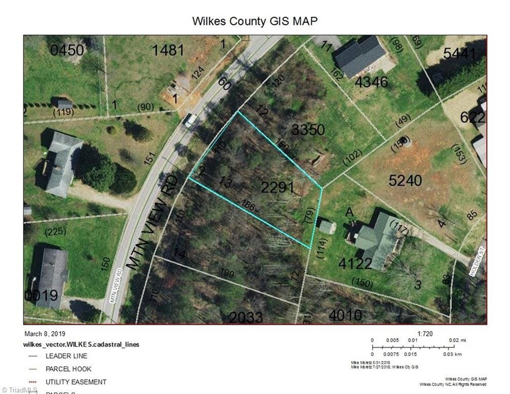 Exterior photo of Lot 13 Mountain View Road, Hays NC 28635. MLS: 959999