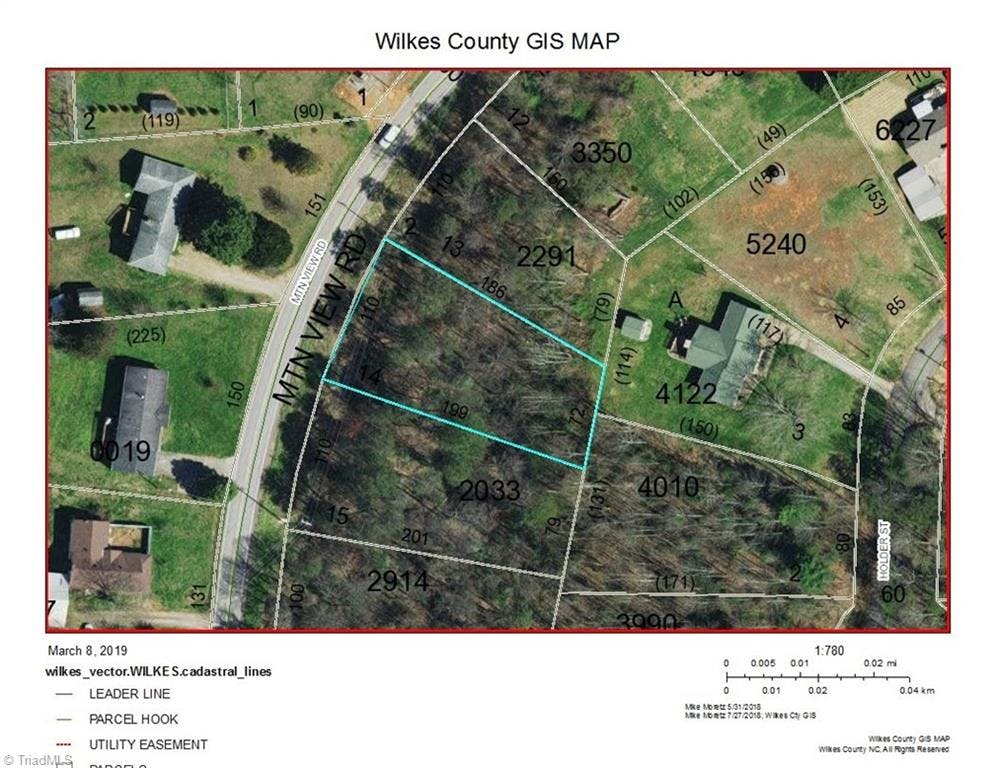 Exterior photo of Lot 14 Mountain View Road, Hays NC 28635. MLS: 960013