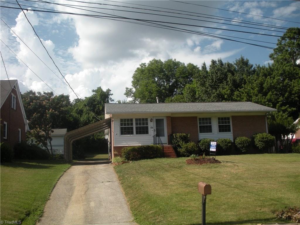 Exterior photo of 2208 Lynette Drive, Greensboro NC 27403. MLS: 893454