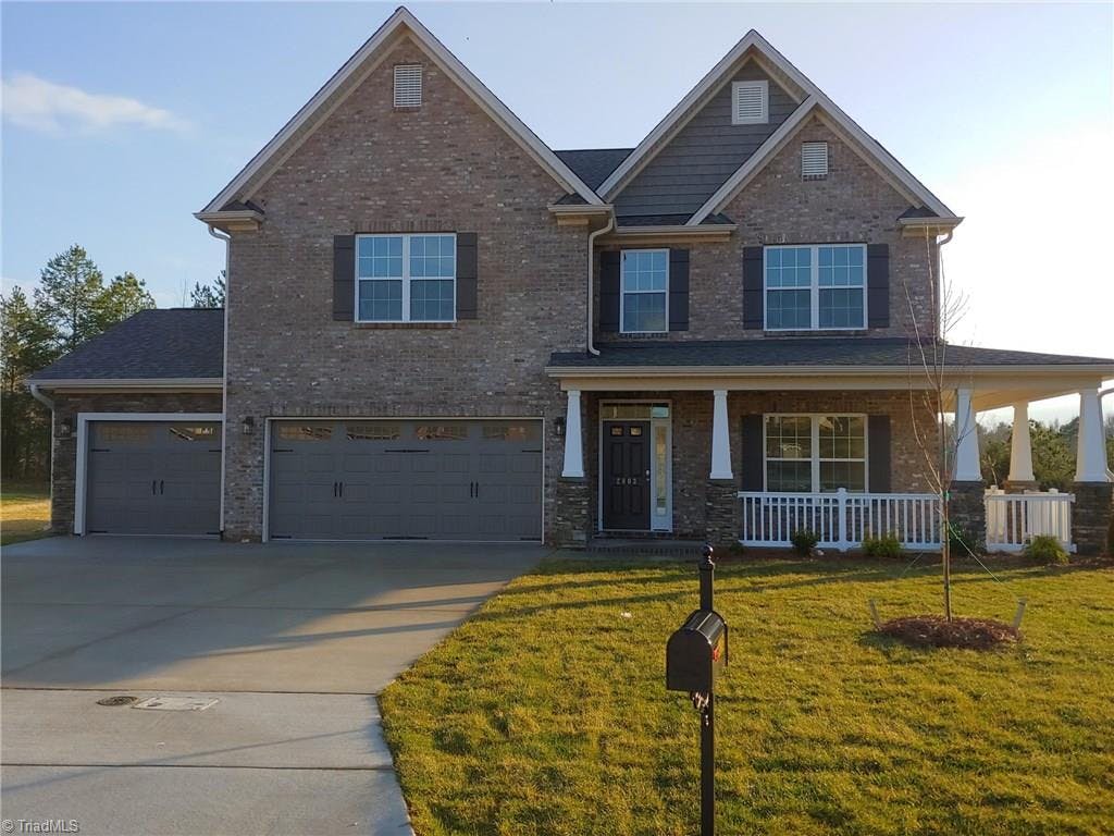 Exterior photo of 2803 Fallin Court, High Point NC 27262. MLS: 900743
