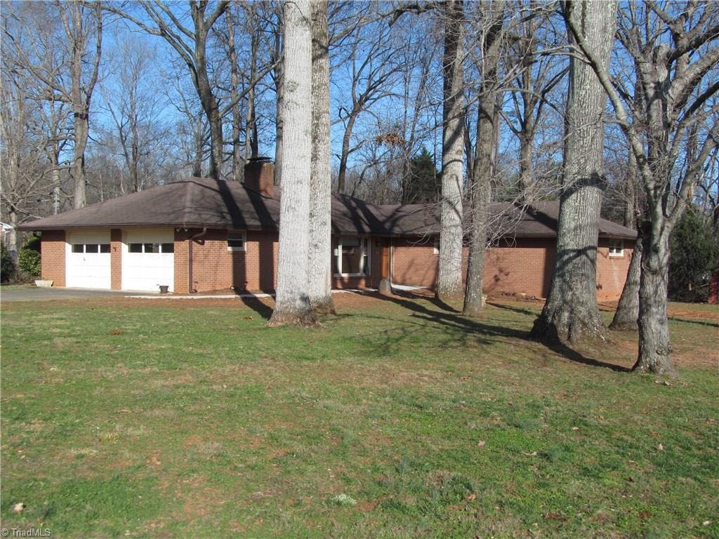Exterior photo of 7295 Franklin Road, Lewisville NC 27023. MLS: 963011