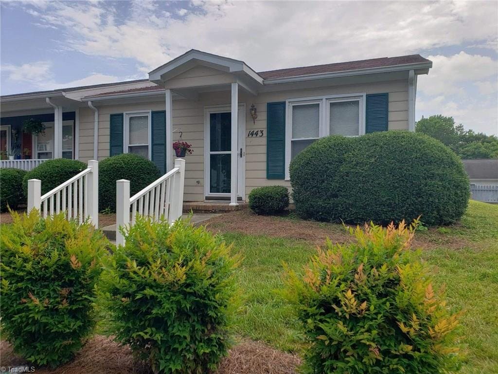 Exterior photo of 1443 Bailey Circle, High Point NC 27262. MLS: 983605