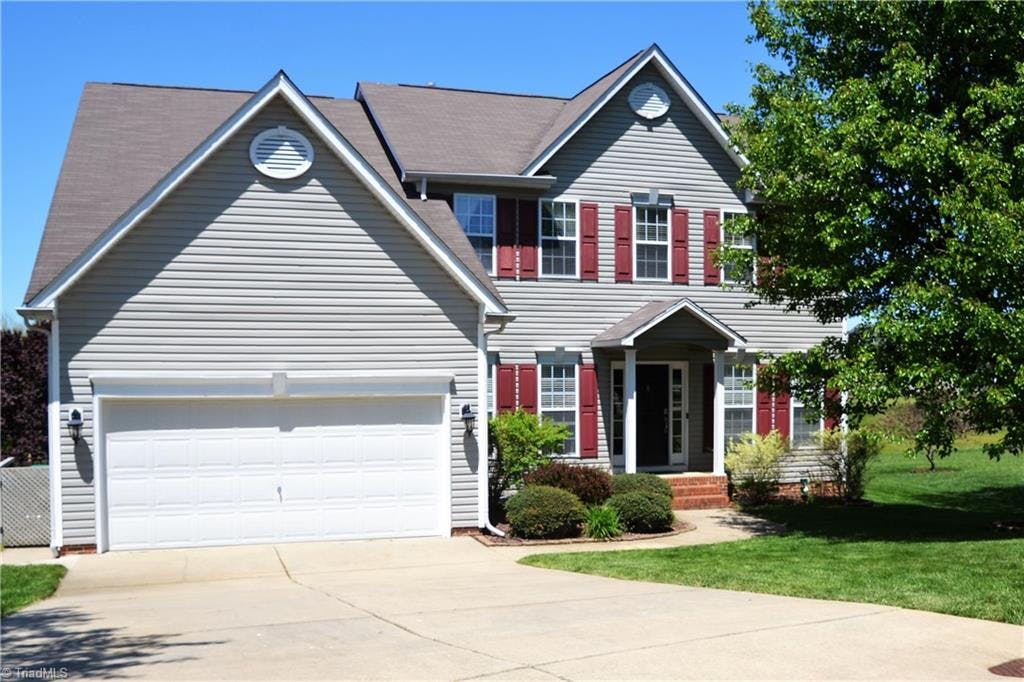 Exterior photo of 4353 Thistle Down Court, High Point NC 27265. MLS: 985058