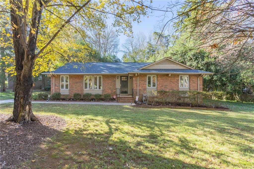 Welcome home to 5409 Ainsworth Drive! Beautiful brock home located in the Jefferson Gardens neighborhood of Greensboro.