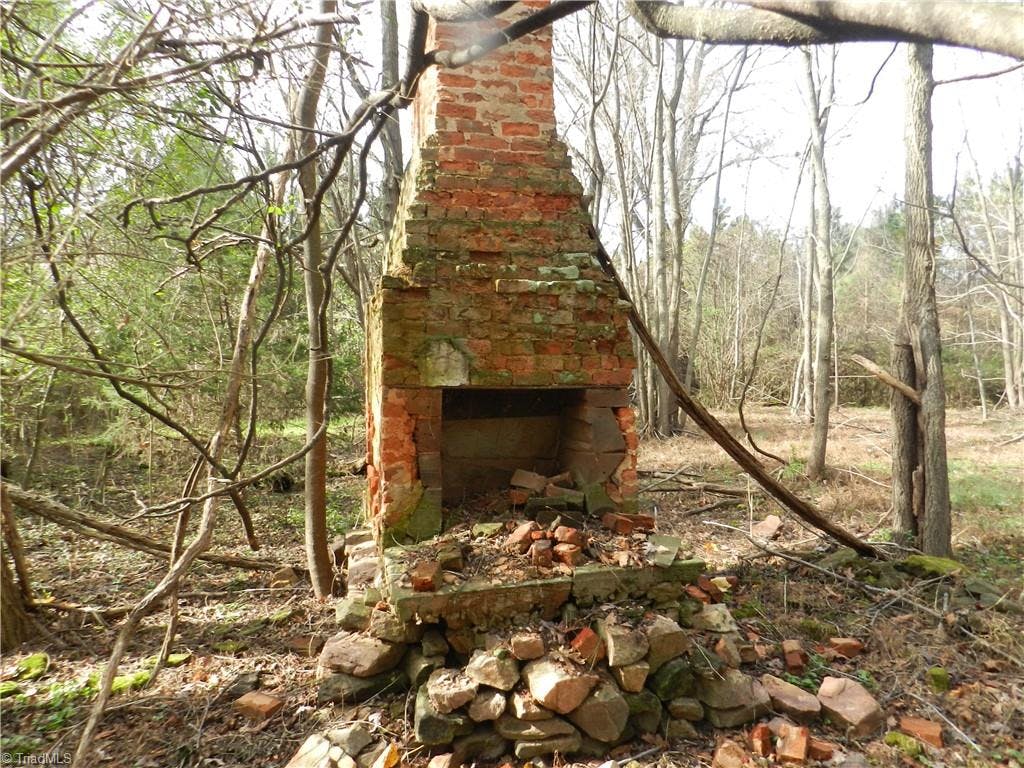 Remnants of the homesite with 2 double fireplaces....