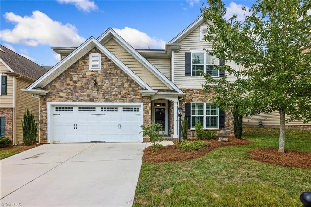 Exterior photo of 5766 Woodside Forest Trail, Lewisville NC 27023. MLS: 1040136