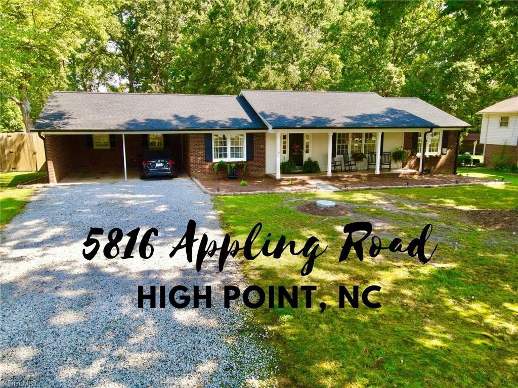 Exterior photo of 5816 Appling Road, High Point NC 27263. MLS: 1040762
