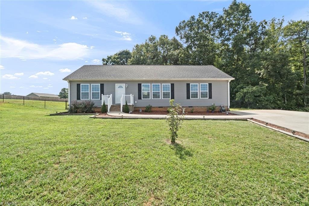 Exterior photo of 1153 Carson James Drive, Boonville NC 27011. MLS: 1041591