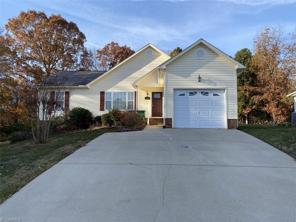 Exterior photo of 1202 Bayford Court, High Point NC 27265. MLS: 1050113