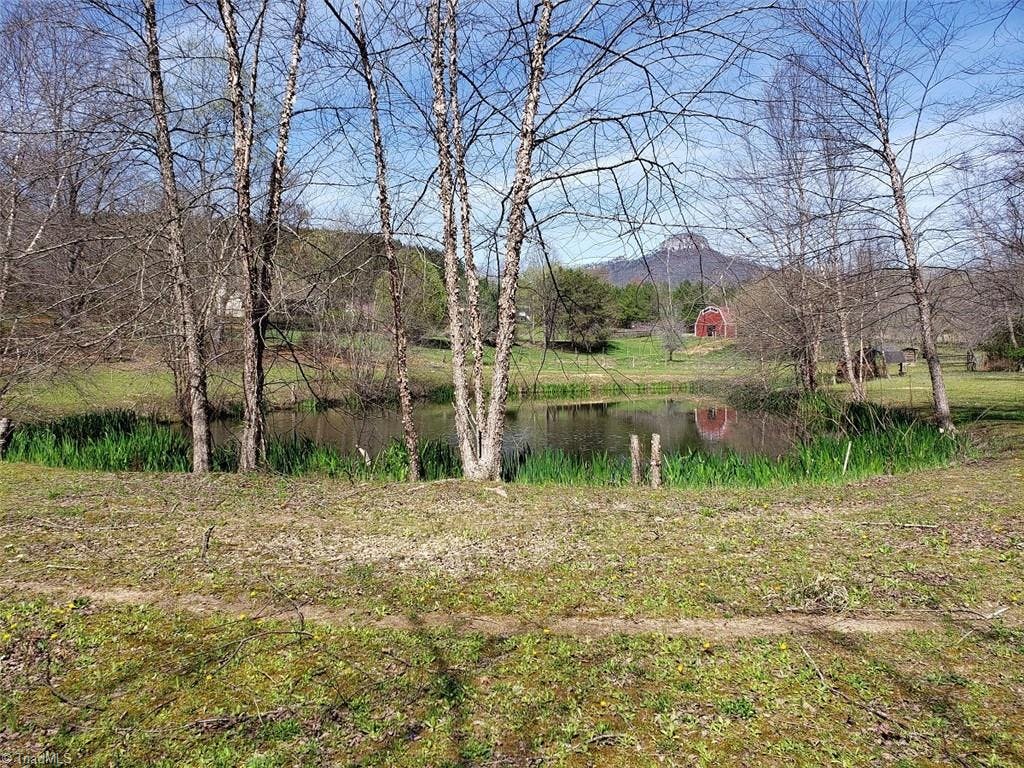 Private setting on 7.32 acres with view of Pilot Mountain