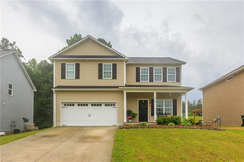 Exterior photo of 516 Paul Kennedy Road, Thomasville NC 27360. MLS: 1070791