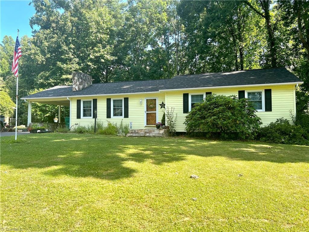 Exterior photo of 128 Tanglewood Drive, Mount Airy NC 27030. MLS: 1075223