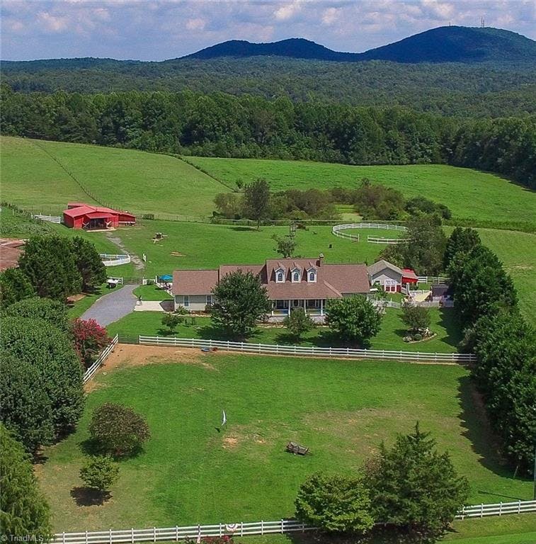 Aerial of home and 10 acres
