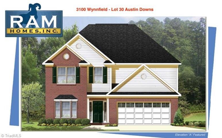 Exterior photo of 3100 Wynnfield Drive, High Point NC 27265. MLS: 1096568