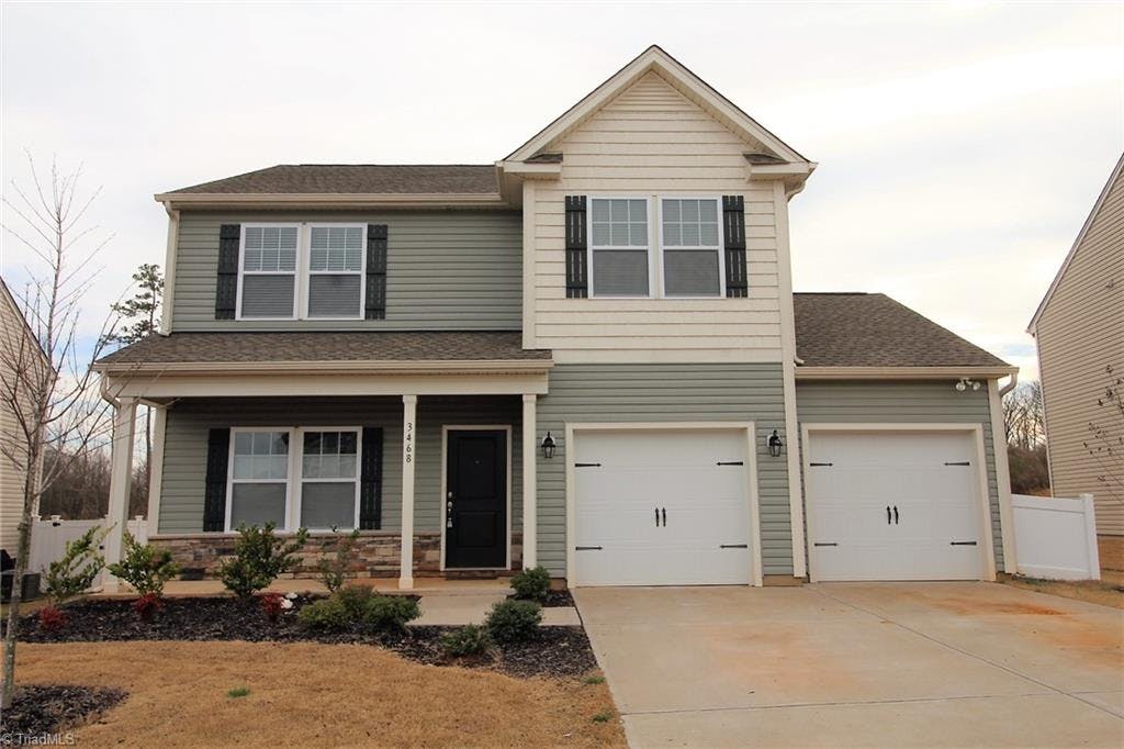 Exterior photo of 3468 Vickrey Meadow Drive, High Point NC 27260. MLS: 1098555