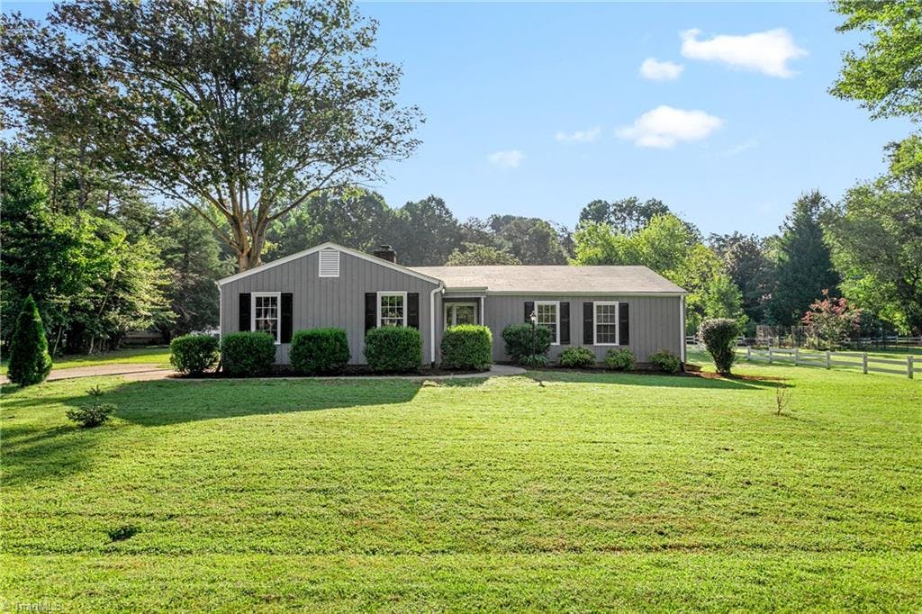 Exterior photo of 303 Heatherford Drive, Lewisville NC 27023. MLS: 1117842