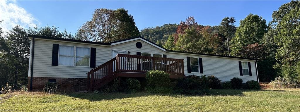 Exterior photo of 442 Thad Childers Road, Taylorsville NC 28681. MLS: 1122011