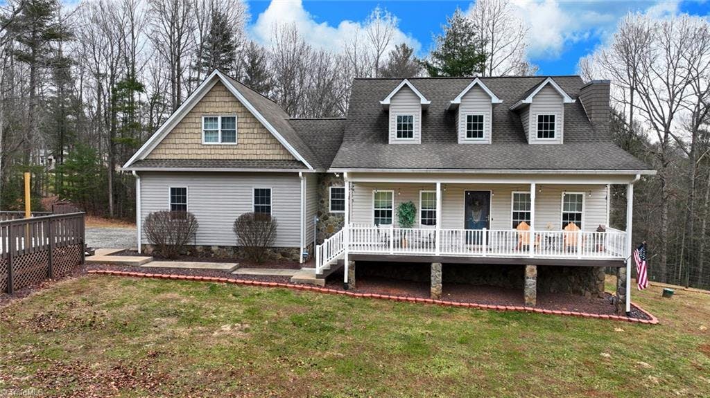 Exterior photo of 129 Holly Acres Drive, Millers Creek NC 28651. MLS: 1128649