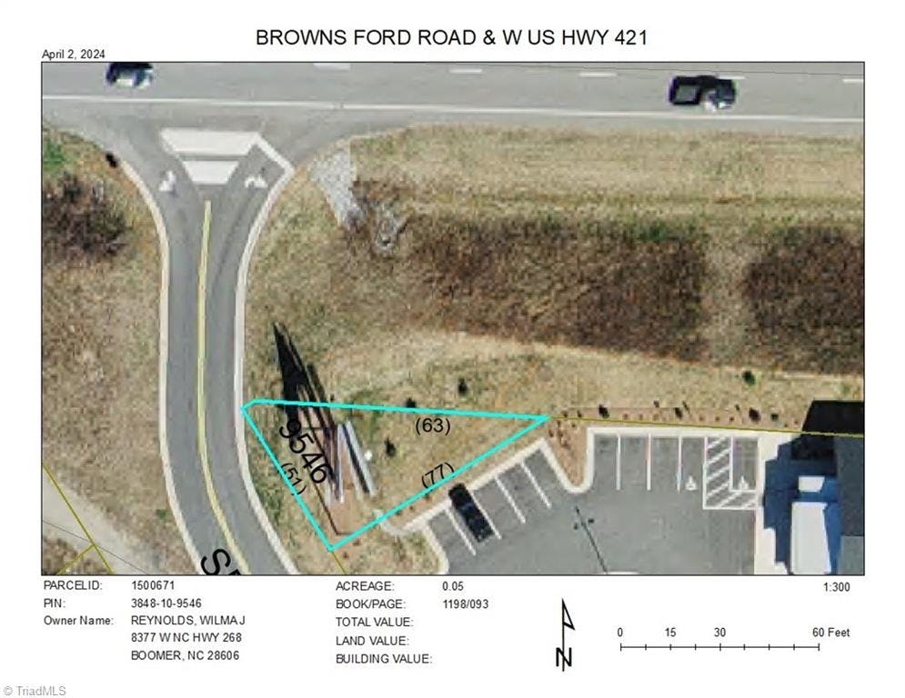 Exterior photo of TBD Browns Ford Road, Wilkesboro NC 28697. MLS: 1139199