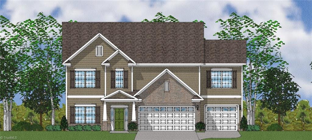 Seeley Elevation A: Photo is rendering only and exterior could differ.