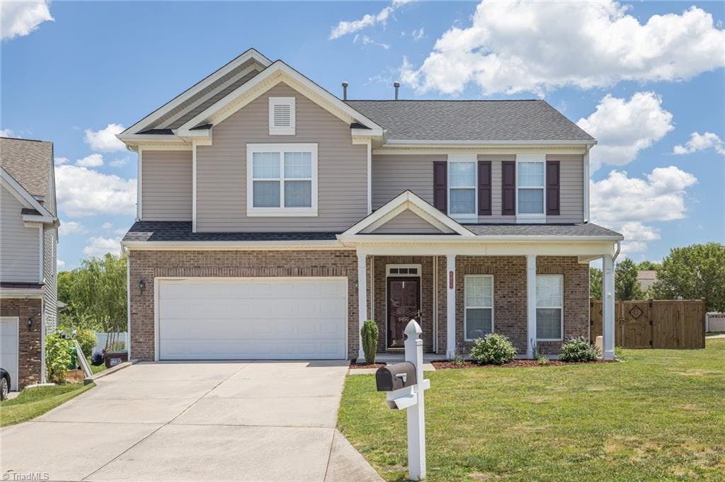 Exterior photo of 6450 Fishing Pond Court, High Point NC 27265. MLS: 1145914