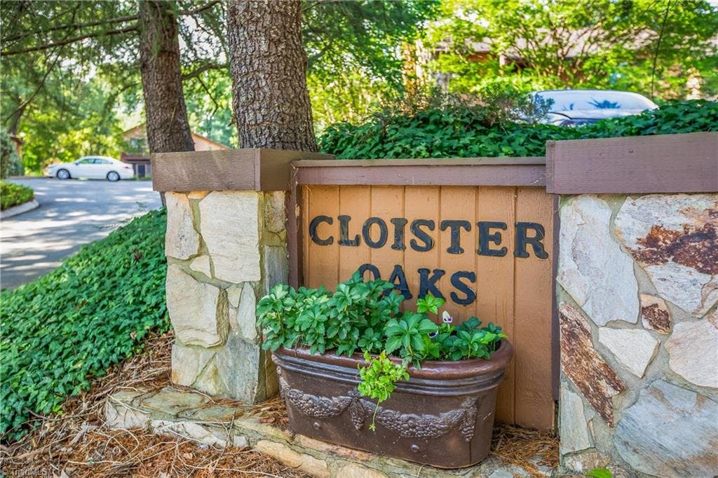 Exterior photo of 125 Cloister Oaks Circle, Winston Salem NC 27127. MLS: 1147141