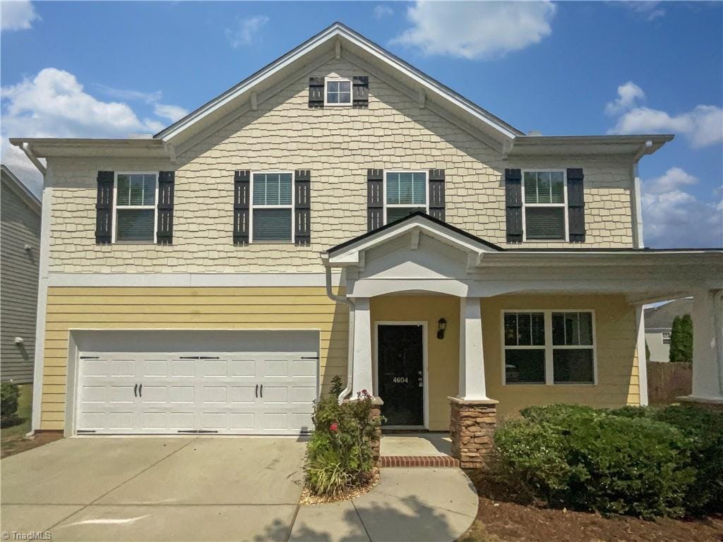 Exterior photo of 4604 Meadowside Terrace, High Point NC 27265. MLS: 1147872