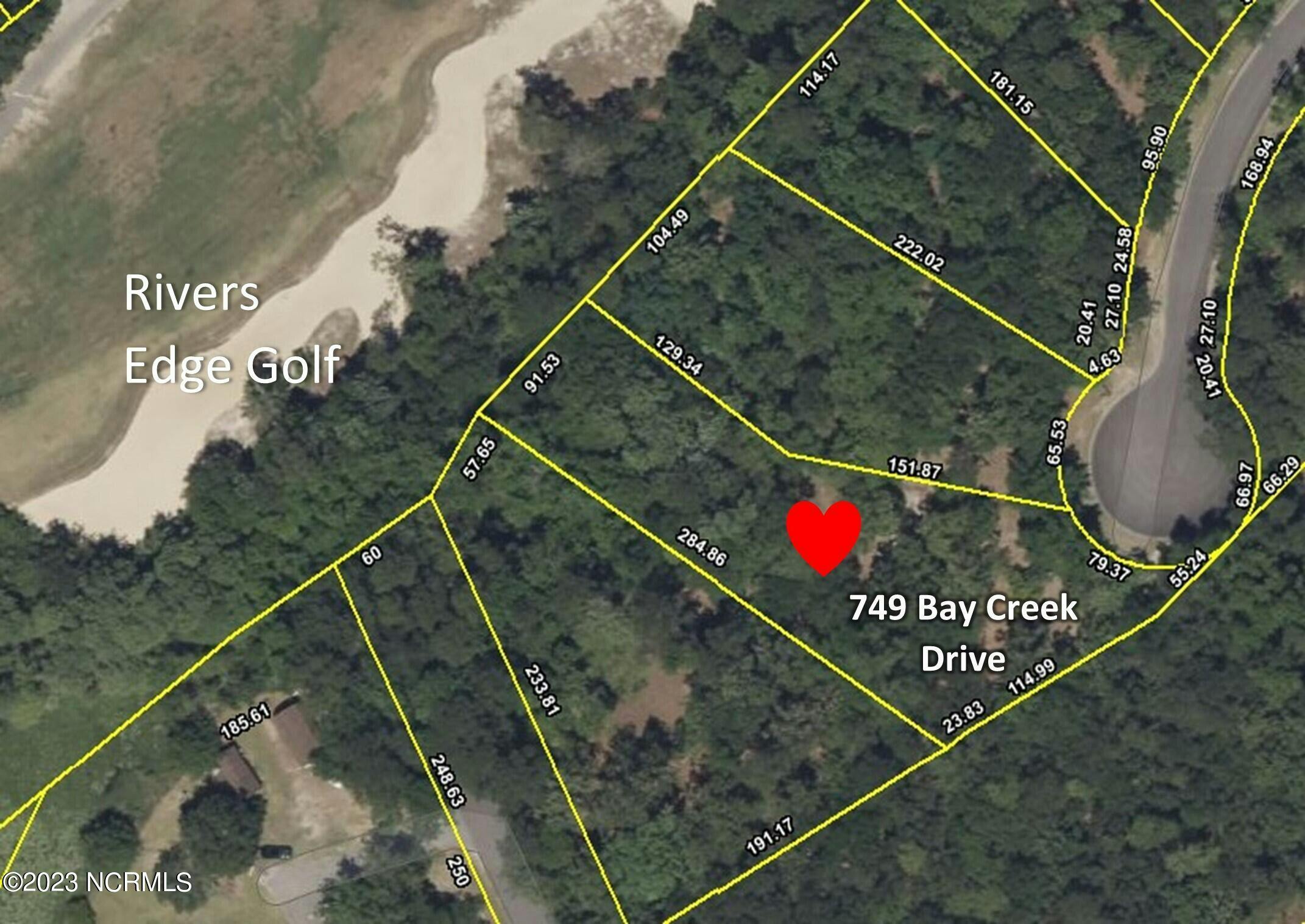 749 Bay Creek Drive Plat Map