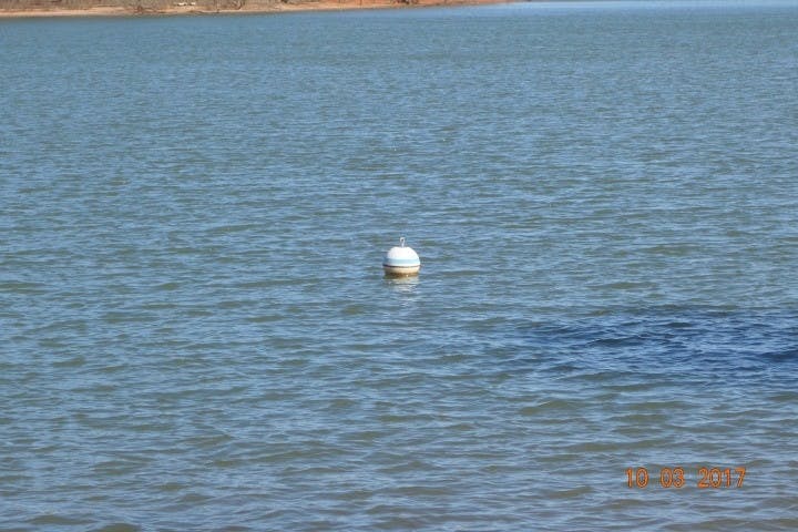 Buoy in the water