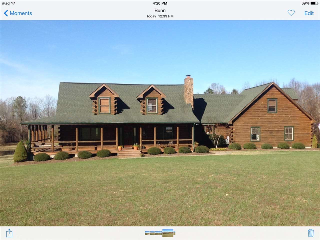 Awesome Log home, Wrap front porch
