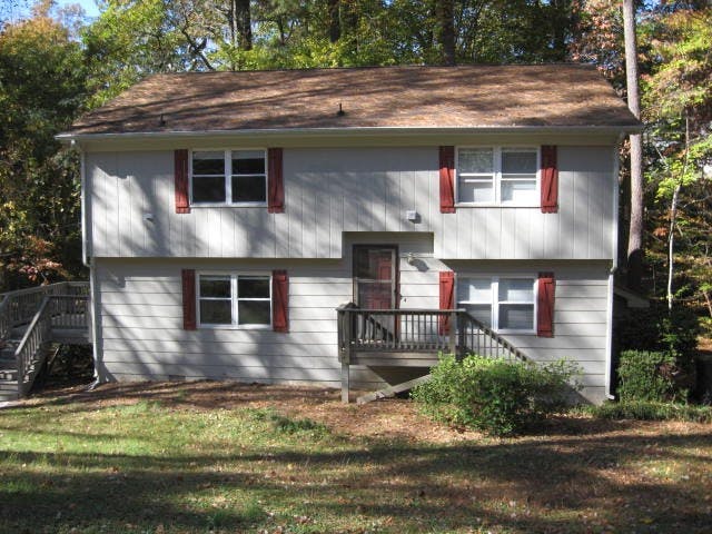 Lovely duplex on wooded, 1.45 acre lot!