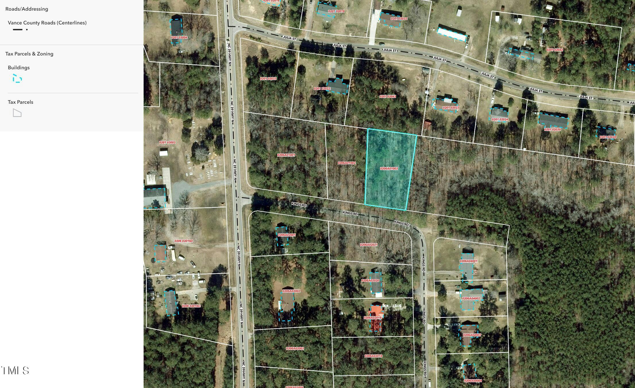Vance County Tax Parcel Viewer 0206A0100