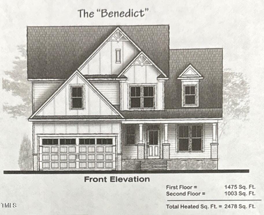 The Benedict Front Elevation