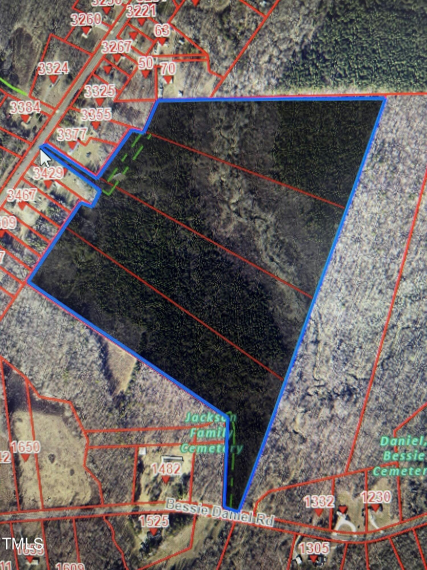 all four parcels highlighted