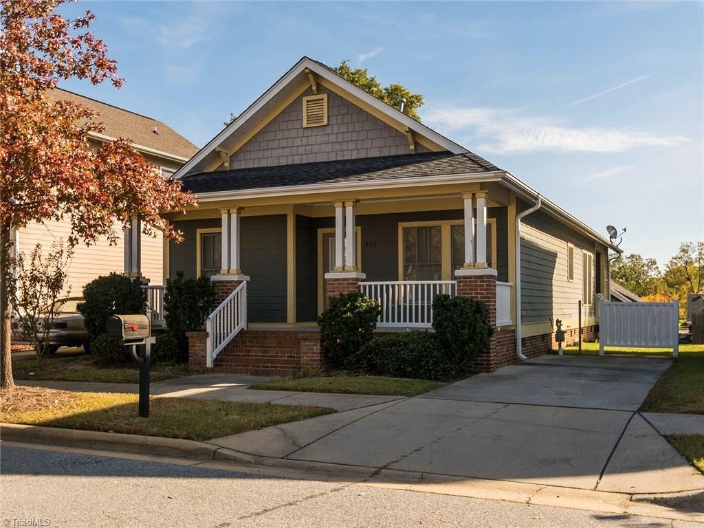 Charming exterior to this 3 Bedroom, 2 Bath Home with Front Porch.