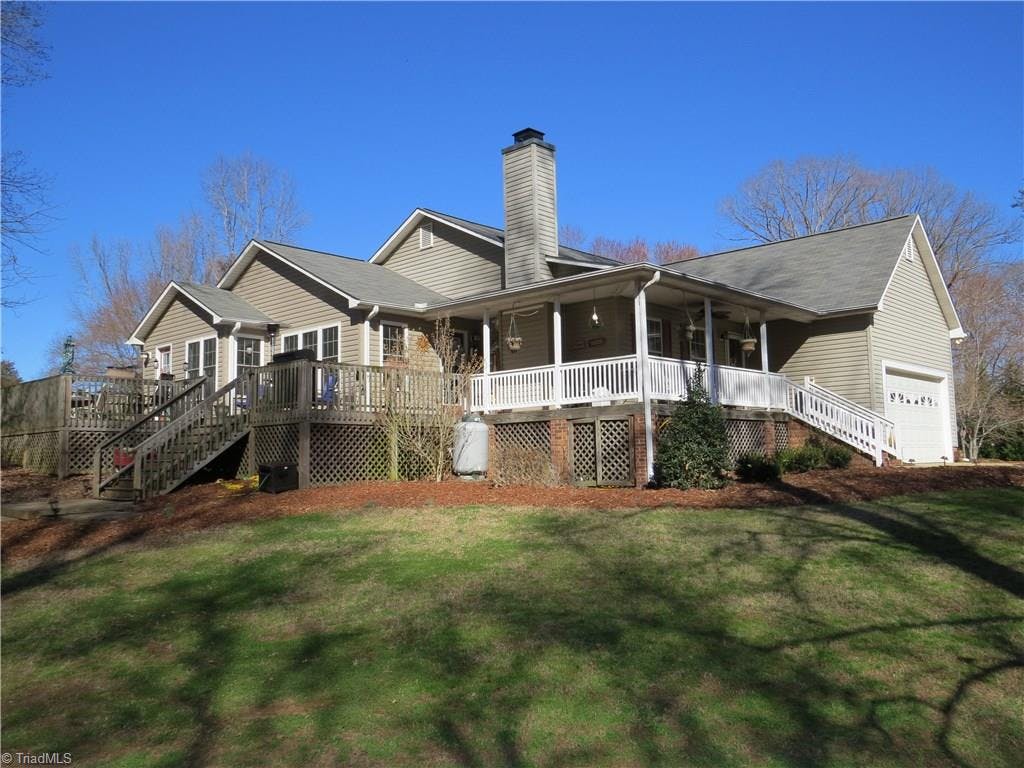 Exterior photo of 2911 Beville Forest Drive, Browns Summit NC 27214. MLS: 821273