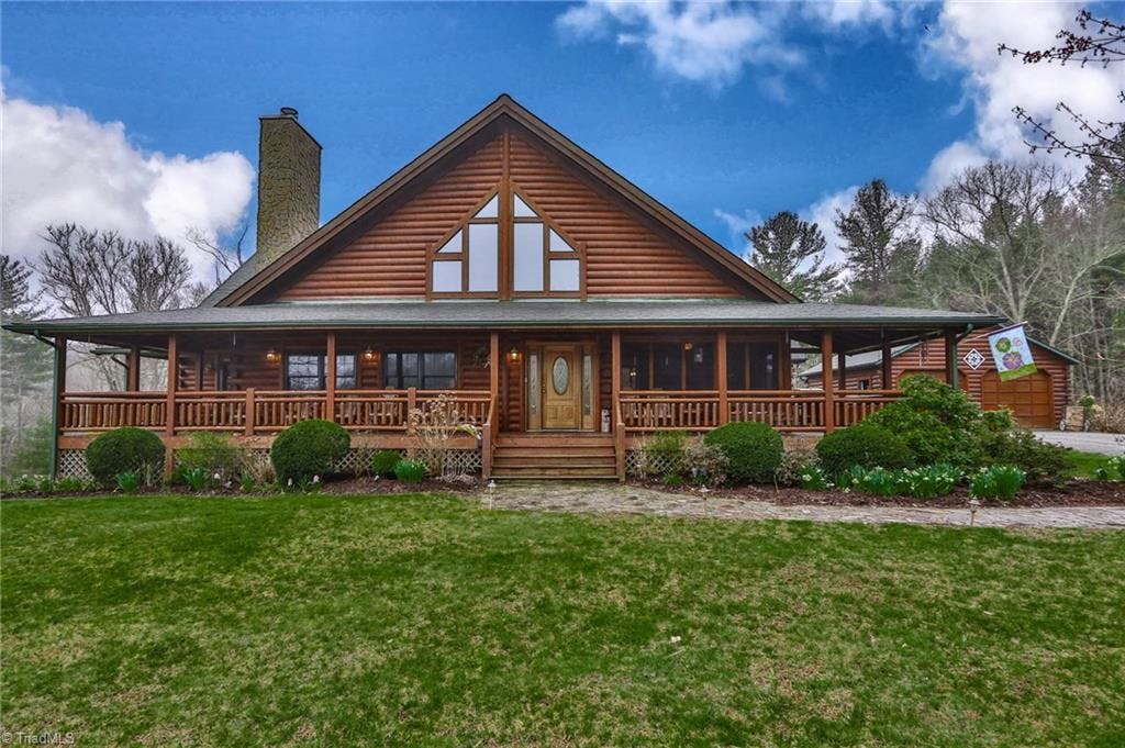 Beautiful 28 acre estate with White Cedar Logs and Post and Beam construction.White Cedar is ideally suited for log home construction as it is naturally rot and decay resistant, naturally insect resistant and has the highest R-value among commonly used woods species for log home construction.
