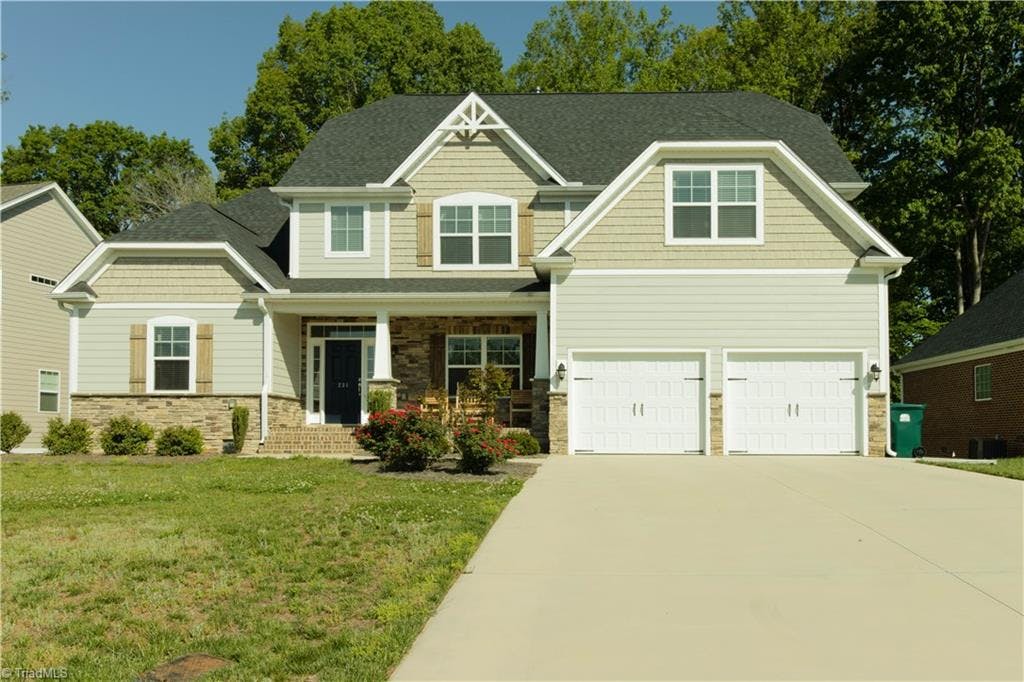 Exterior photo of 231 Meadowfield Run, Clemmons NC 27012. MLS: 975637