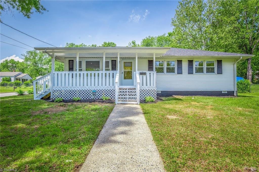 Welcome to 2216 Bertie Street in Greensboro. Featuring granite countertops, fresh paint, new all-wood soft-close kitchen cabinets, brand new Luxury Vinyl Plank Flooring throughout, 2-car carport.