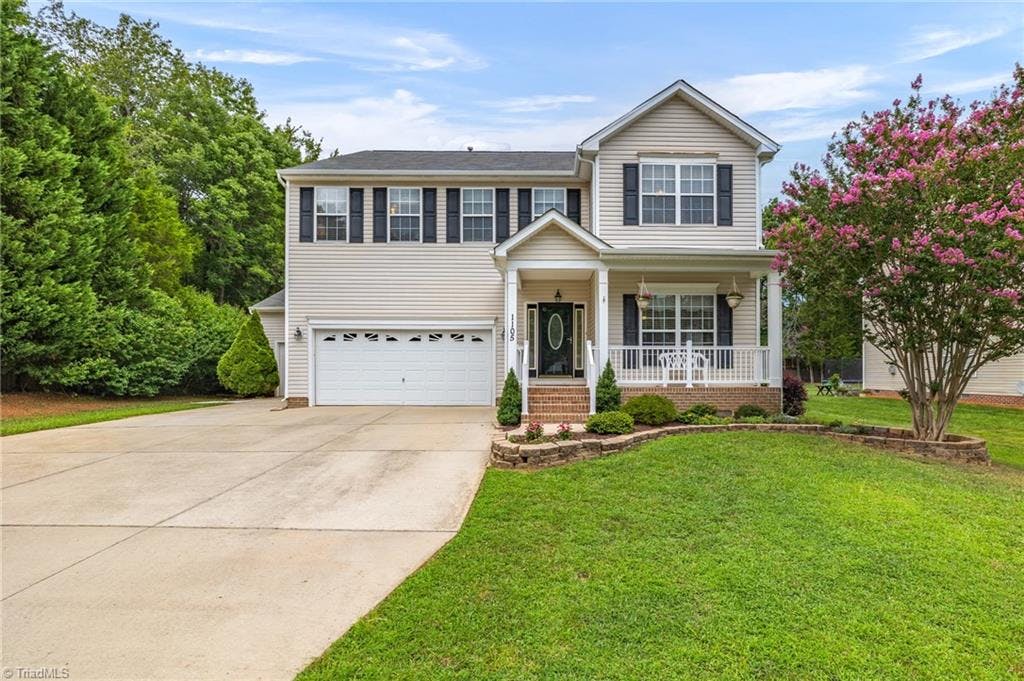 Exterior photo of 1105 Scarlett Drive, High Point NC 27265. MLS: 1080700