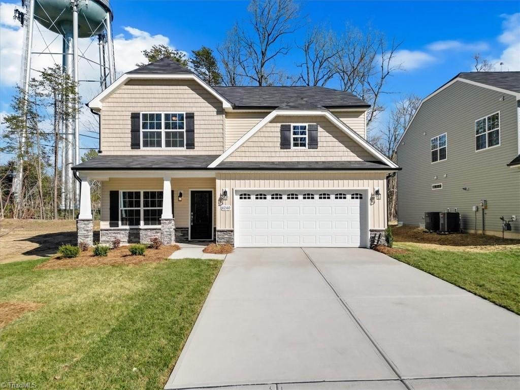 Exterior photo of 4240 Canter Creek Lane, High Point NC 27262. MLS: 1114686
