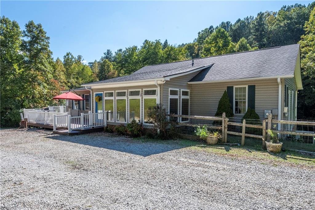 Exterior photo of 182 Bruckie Trail, Pilot Mountain NC 27041. MLS: 1121145