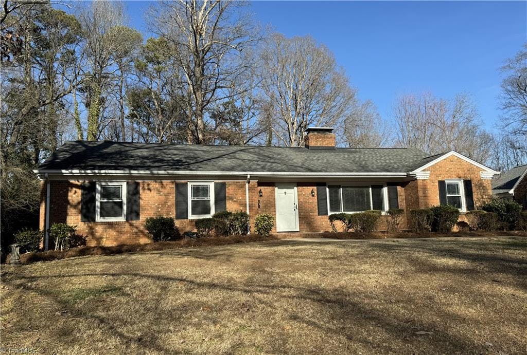 Exterior photo of 1722 Forest Valley Road, Greensboro NC 27410. MLS: 1130869