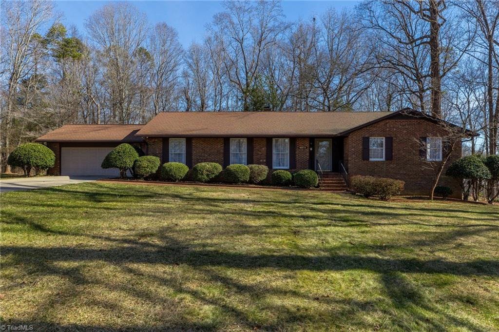 Exterior photo of 4671 Forest Manor Drive, Winston Salem NC 27103. MLS: 1130987