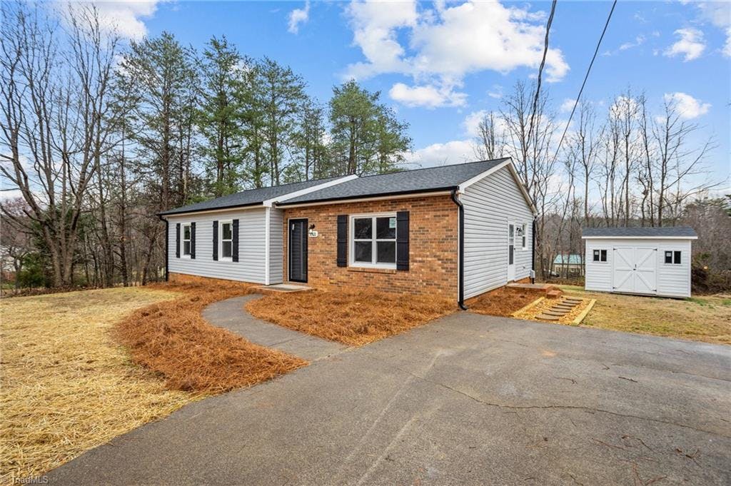 Exterior photo of 1921 Clover Trail, Walkertown NC 27051. MLS: 1134105