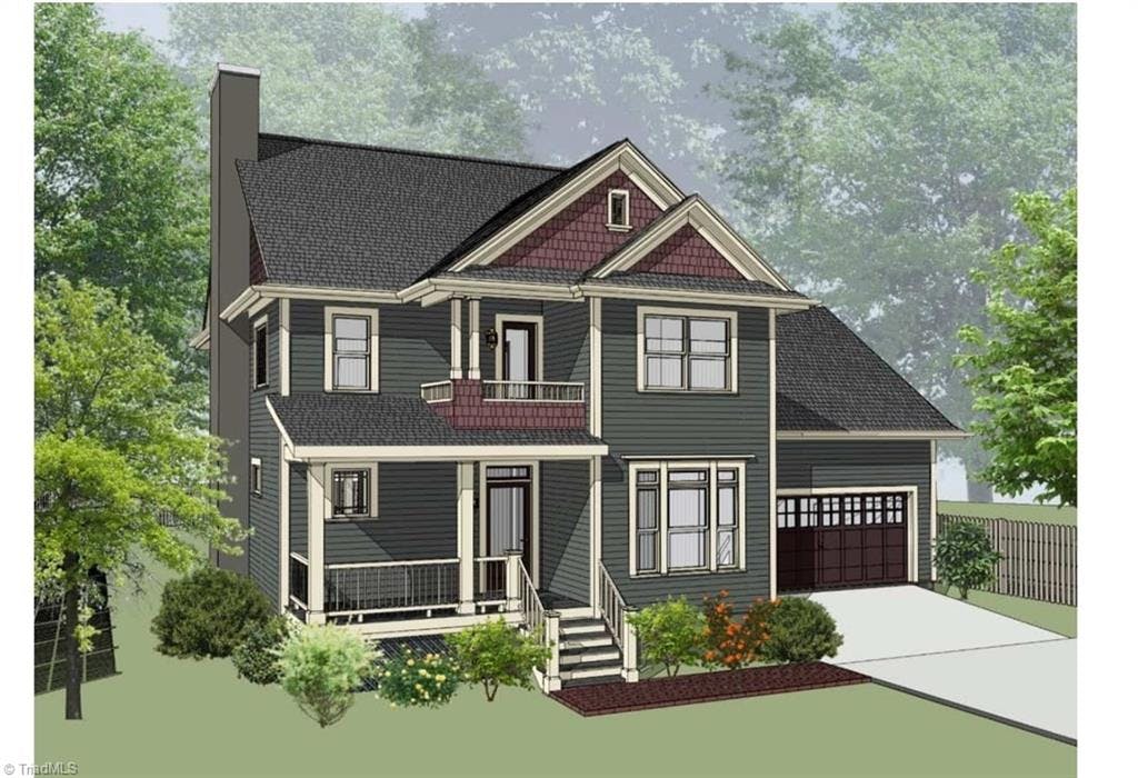 Architect's rendering. Home will be similar in color.